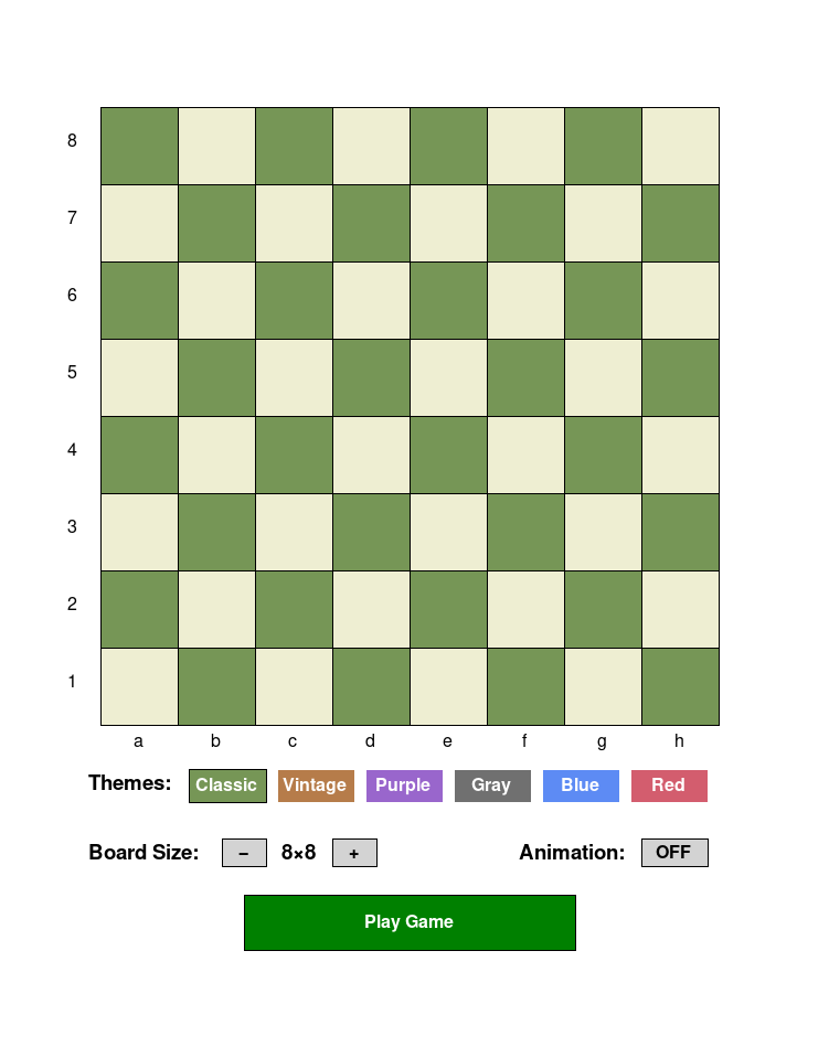 Customizable chessboard drawer with themes