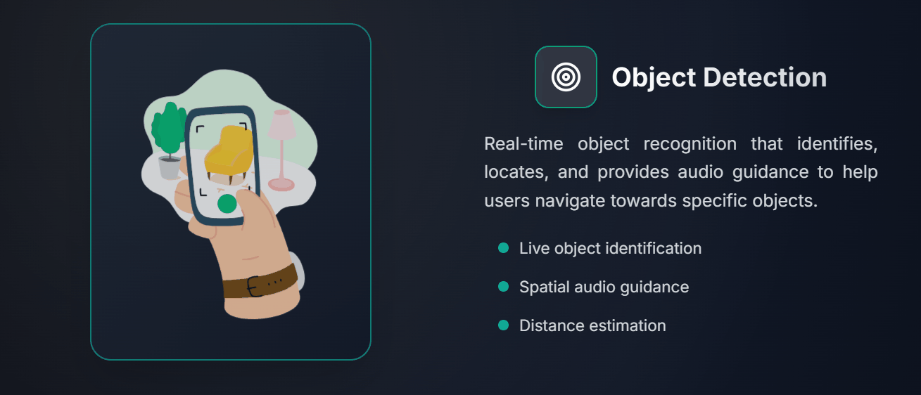Object detection and spatial guidance